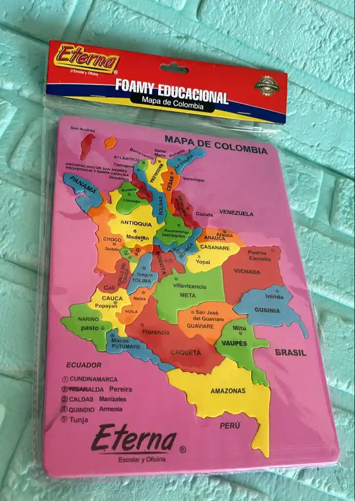 Rompecabezas Colombia Fomi Fucsia