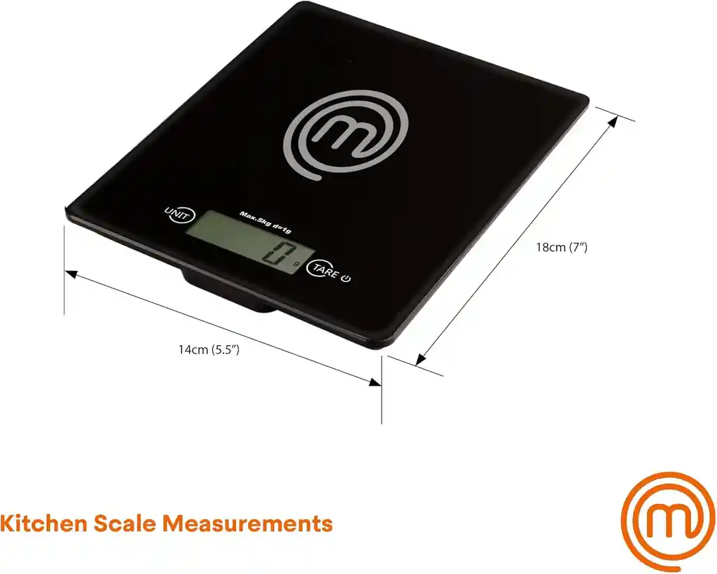 Gramera Masterchef Original Bascula 14x18 Cocina Balanza