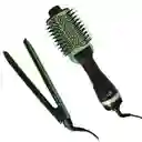 Secadora De Cabello Y Plancha Alisadora 2 En 1