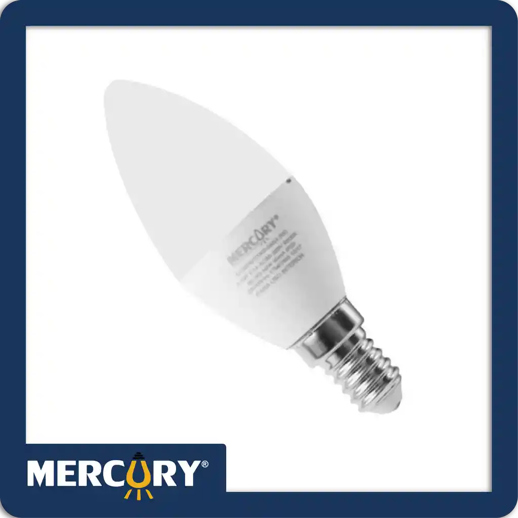 Bombillo Led Vela Mercury 5w Luz Blanca