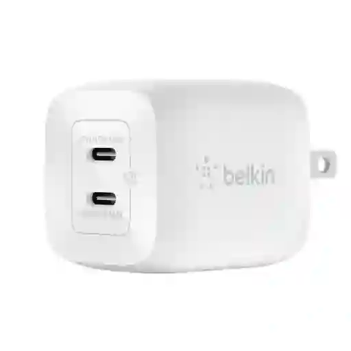 Cargador De Pared Usb-c Dual Gan 45w Belkin Boostcharge Pro