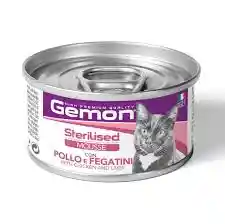 Gemon Mousse Gasto Esterilizado Pollo E Higado X 85g