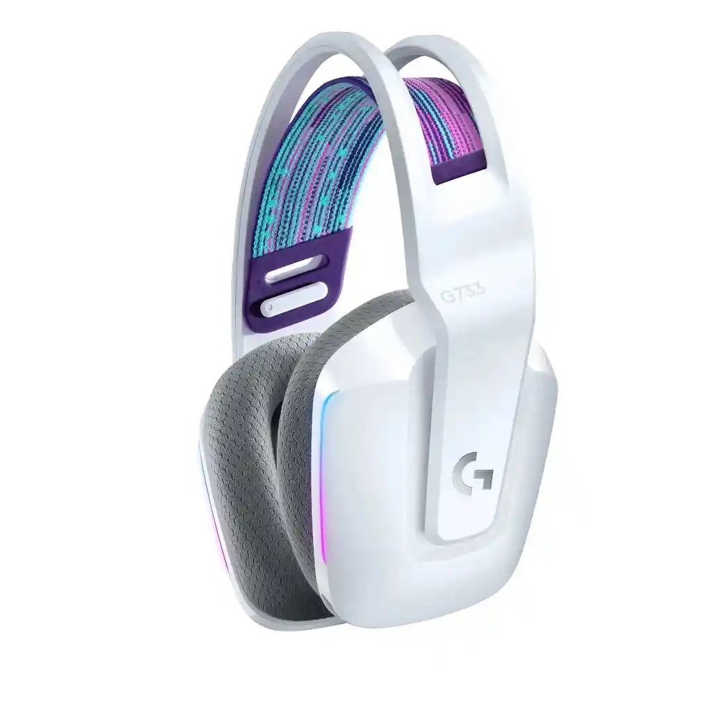 Diadema Gamer Logitech G733 Inalámbrico Blanco