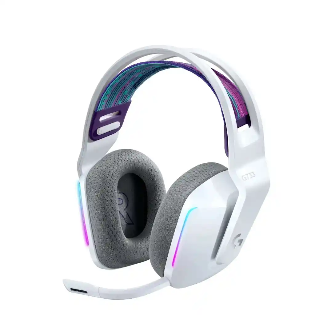 Diadema Gamer Logitech G733 Inalámbrico Blanco