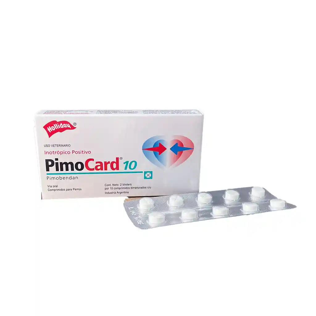 Pimocard 10 Mg X 20 Comprimidos