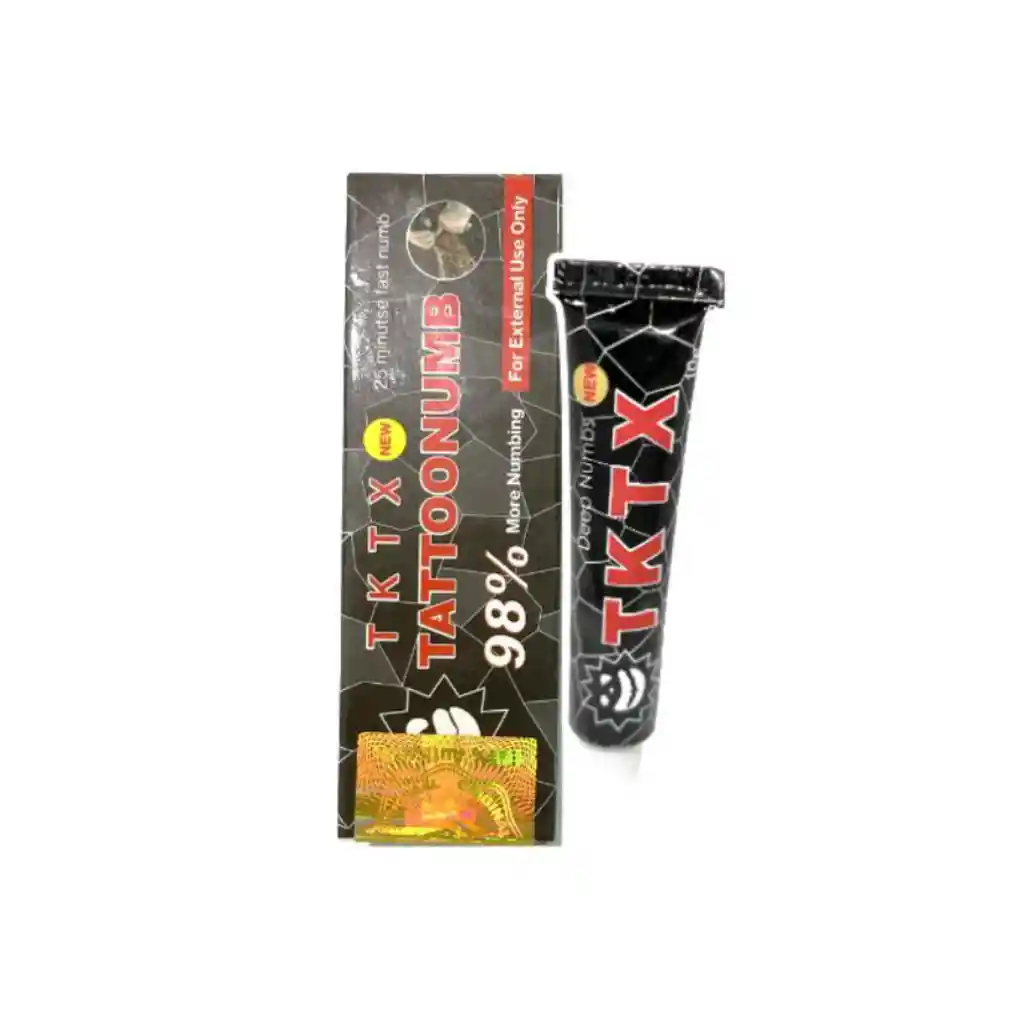 Anestesia Tktx Negra Tattoonumb 98% Pomo 10 Gr