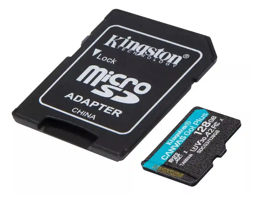 Memoria Micro Sd 128gb 4k U3 V30 A2 Kingston Canvas Go! Plus