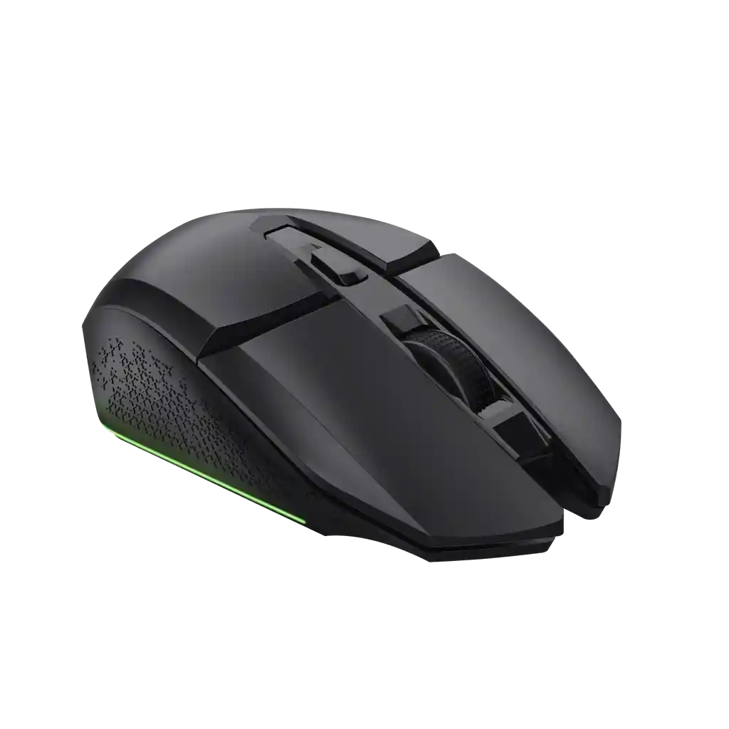 Mouse Gamer Inalambrico Rgb Trust Felox Negro