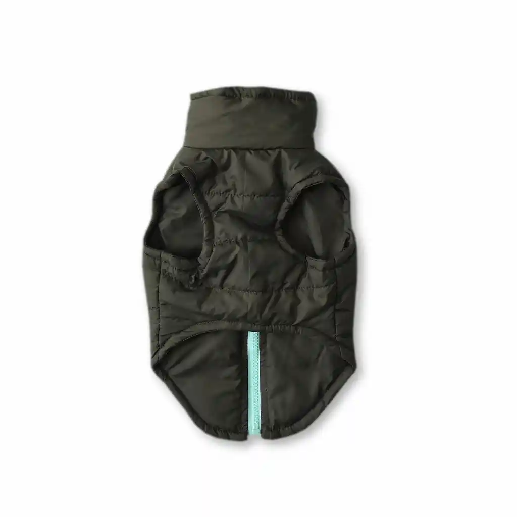 Chaleco 7xl Verde Militar Cremallera