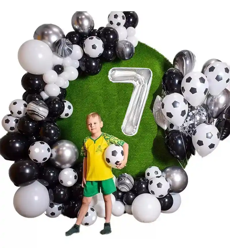 Globos Arco Decoracion Futbol Cumpleaños Numero Balon # 7