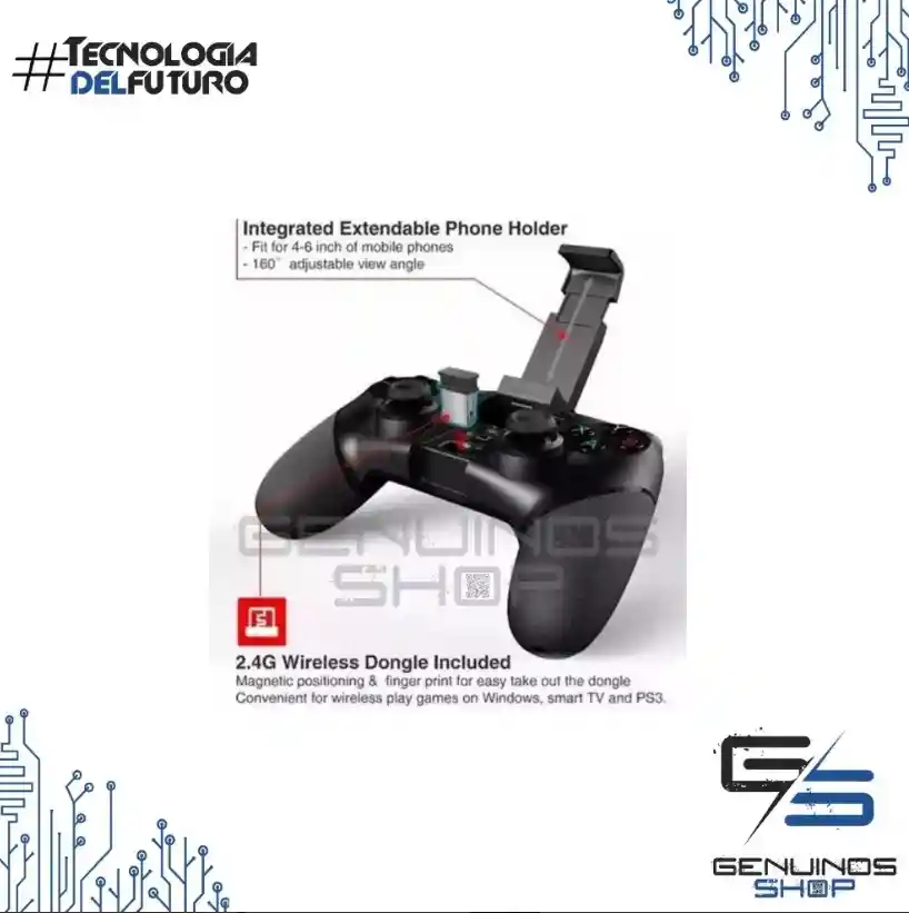 Control Gamepad Ipega 9076 Bluetooth Ps3 Android Pc 3 En 1