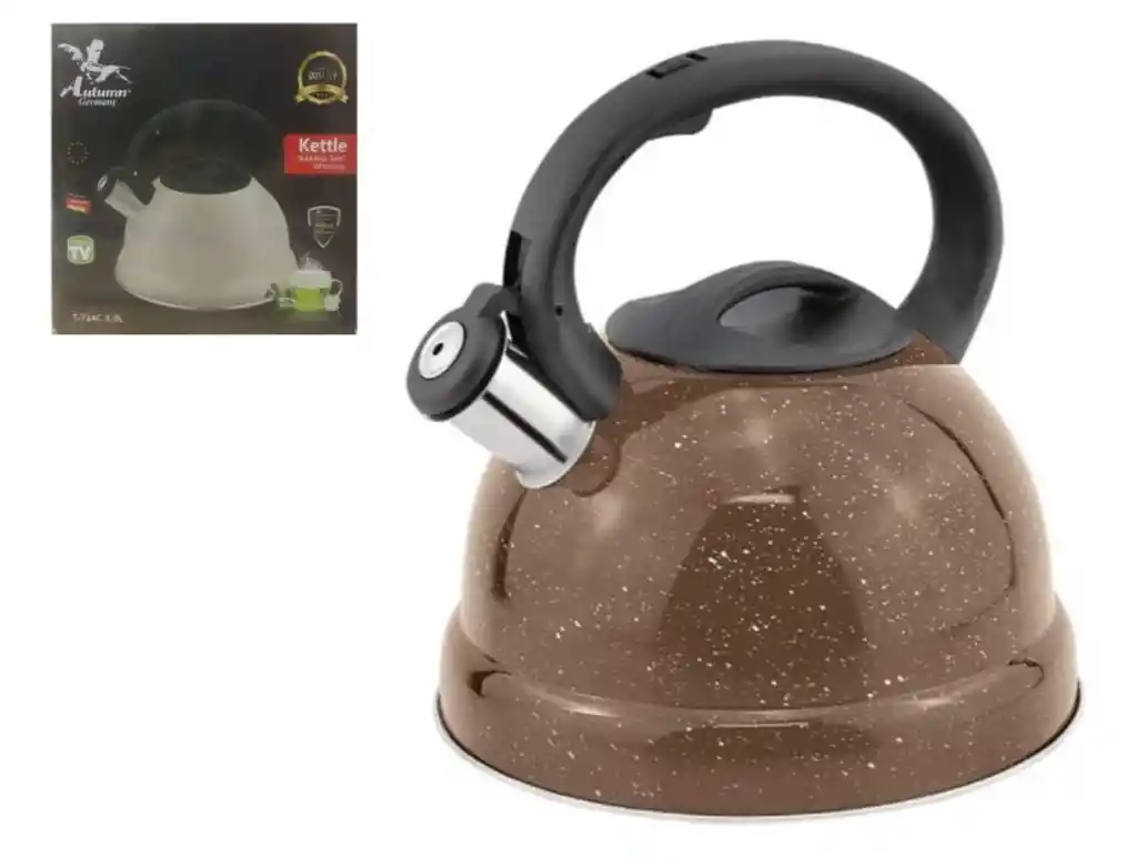 Tetera Clásica Kettle Hervidor De Agua 3 Litros Acero