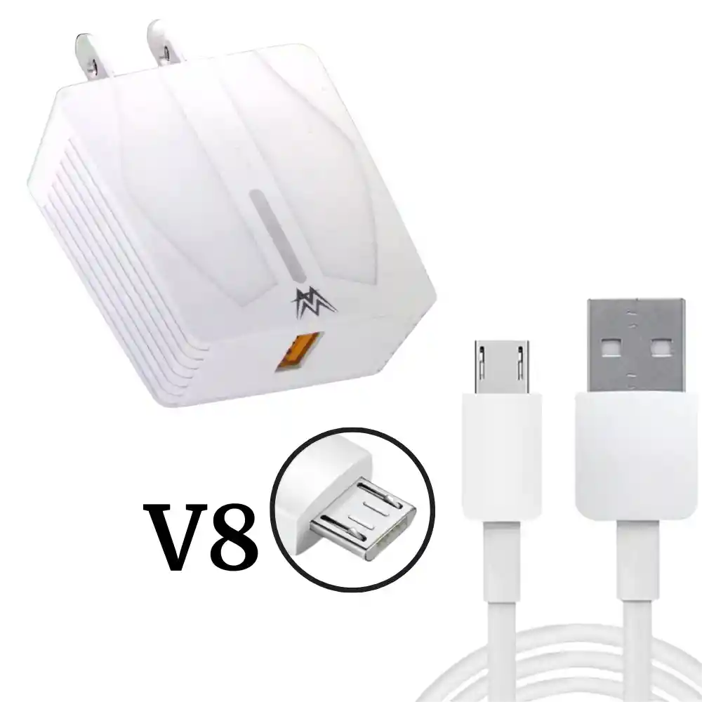 Cargador Micro Usb Carga Rápida Cg-11 4.5a V8