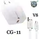 Cargador Micro Usb Carga Rápida Cg-11 4.5a V8