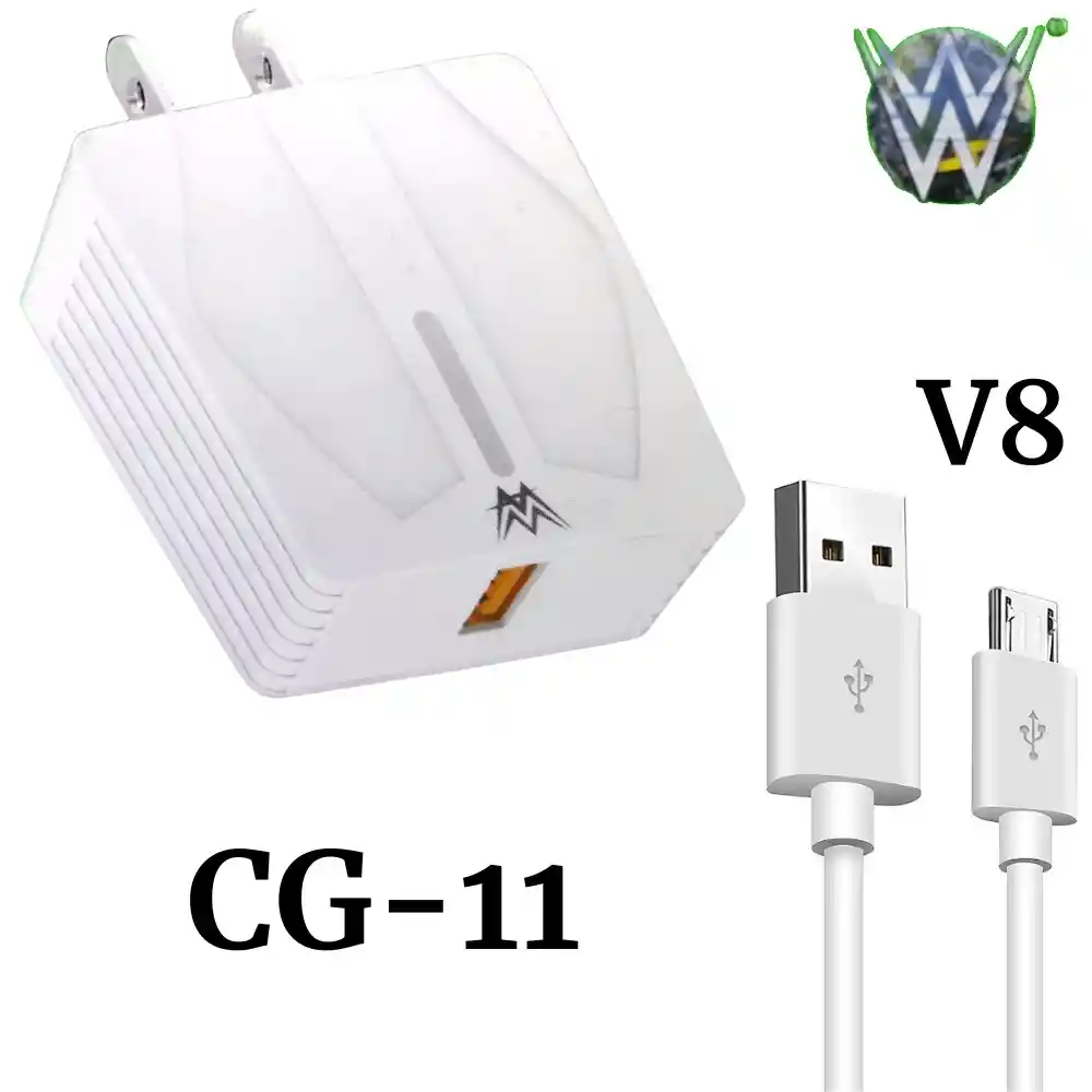 Cargador Micro Usb Carga Rápida Cg-11 4.5a V8