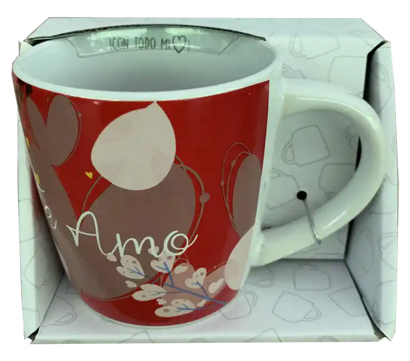 Taza Mug De Porcelana Nico - Te Amo