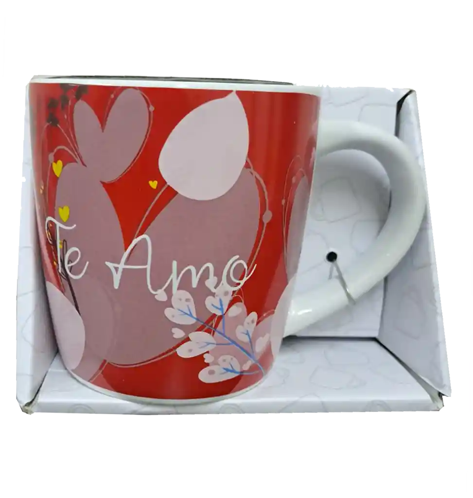 Taza Mug De Porcelana Nico - Te Amo