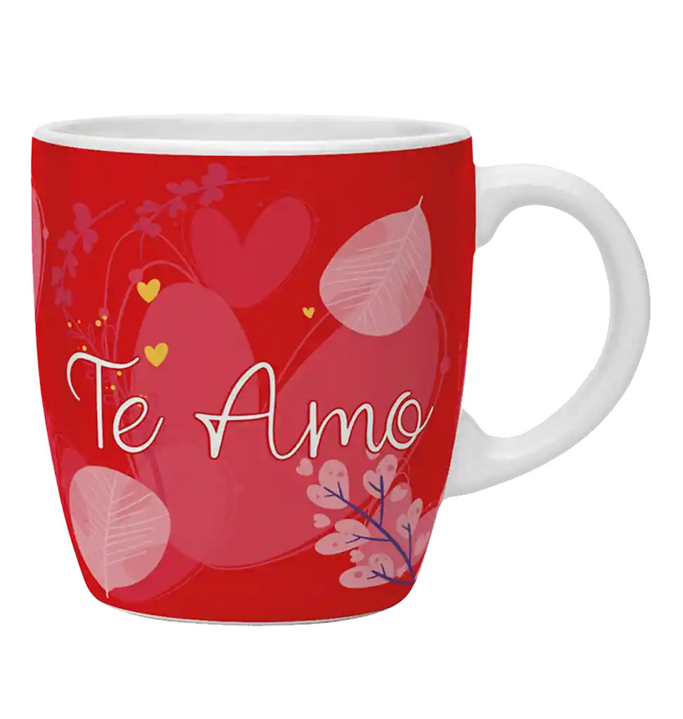 Taza Mug De Porcelana Nico - Te Amo