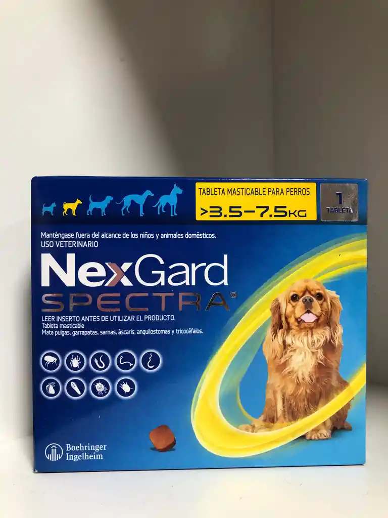 Nexgard Spectra 3.5-7.5 Kg