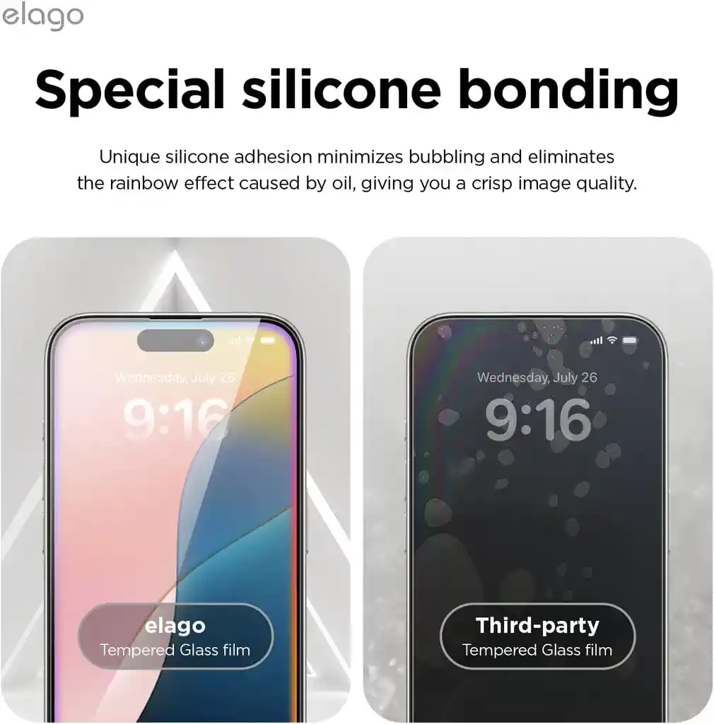 Vidrio Templado Para Iphone 16 Elago Con Instalador Clear