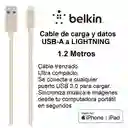 Cable Datos Carga Belkin Usb Lightning 12m Iphoneipad Gld