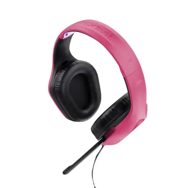 Diadema Gamer Trust Gxt 415 Zirox Rosa