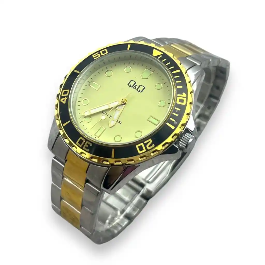 Reloj Qq Para Hombre Tipo Rolex