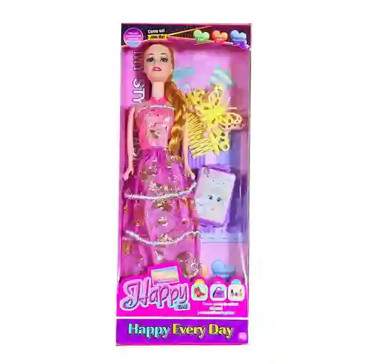 Muñeca Vestido Gancho Bolso Juguete Niñas Interactivo