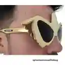 Gafas Metalizadas Doradas.