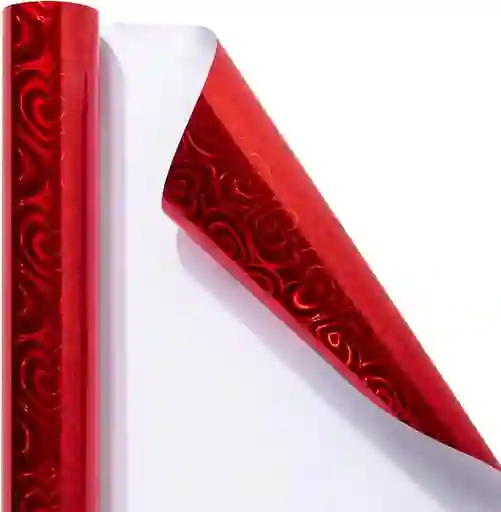 Papel Holográfico Rojo X 10 Und
