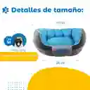 Cama Para Perro Gato Grande Mediano Petpal Lavable Acolchada