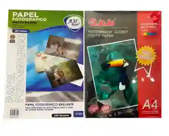 Papel Fotográfico X 20 Und