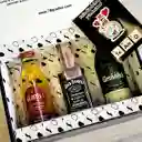 Caja De Regalo Con Mini Botellas De Whisky