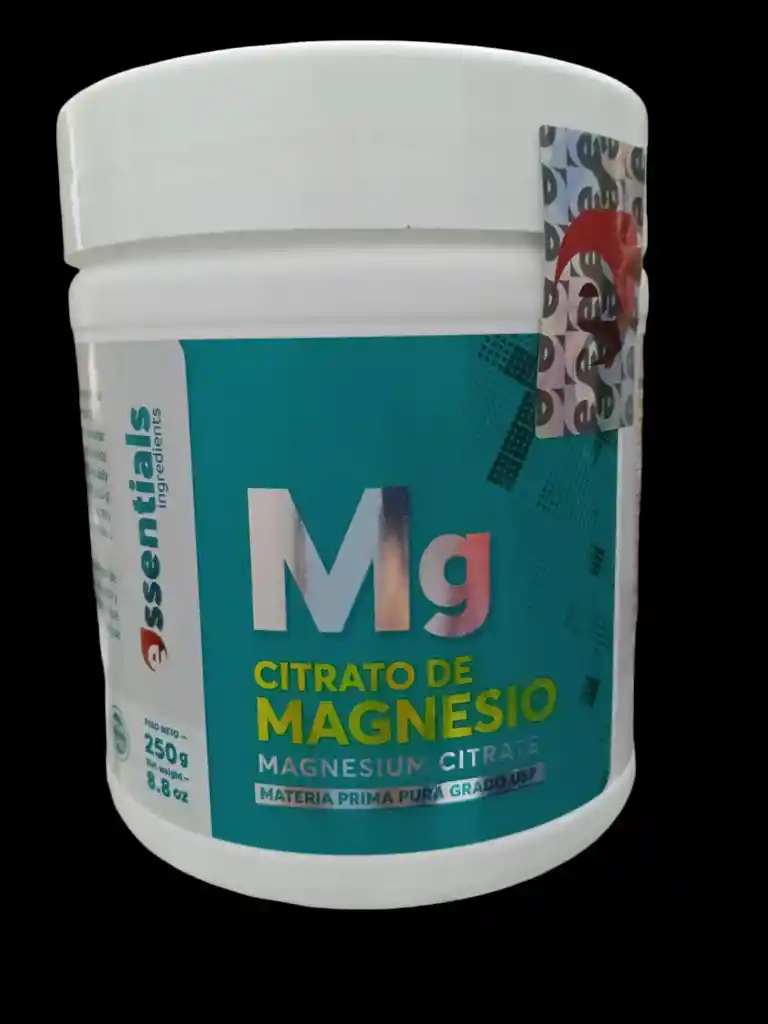 Citrato De Magnesio En Polvo Materia Prima X 250 Gms Essentials