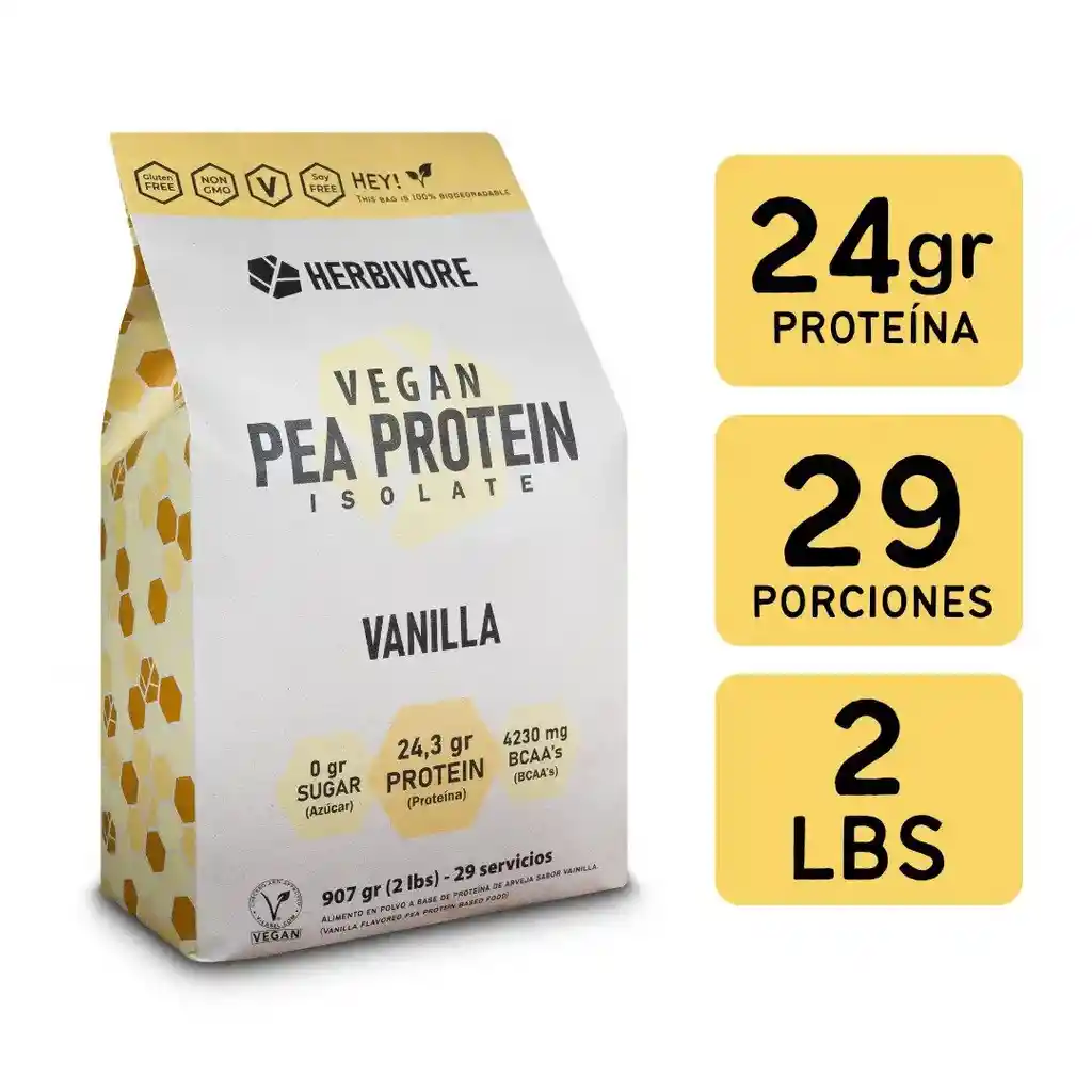 Herbivore Proteína Vainilla 29 Serv