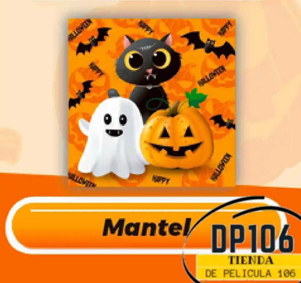 Mantel Halloween Para Mesa