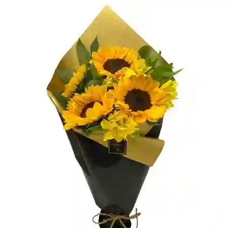 Bouquet 4 Girasoles Amor Y Amistad