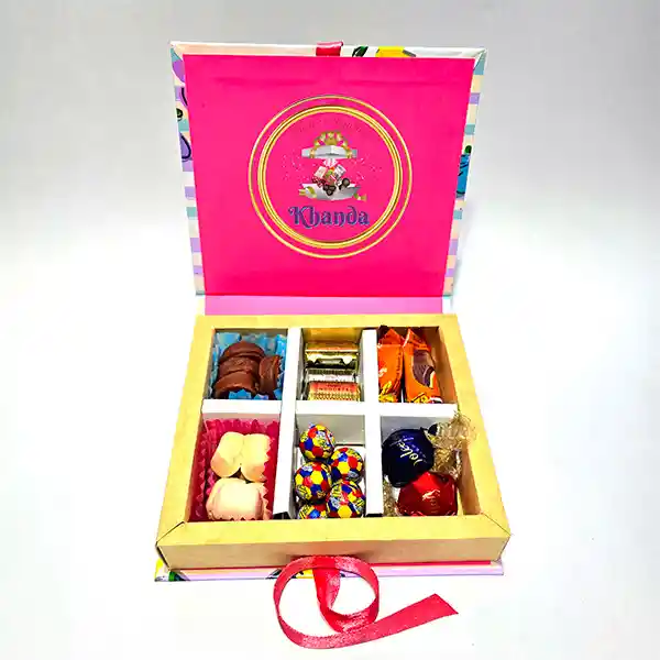 Caja Khanda Chocolates Libro Pequeño - Caja Para Mujer