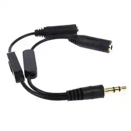 Conectar Dos Audifonos A Pc -cell Adaptador Convertidor Splitter Audio 2 Audífonos X 1 Puerto