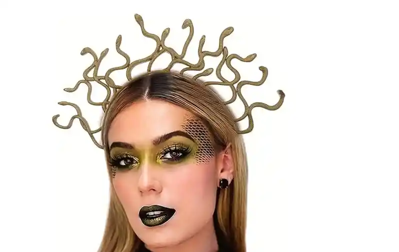 Diadema De Medusa Para Disfraz Halloween Y Fiestas De Plastico