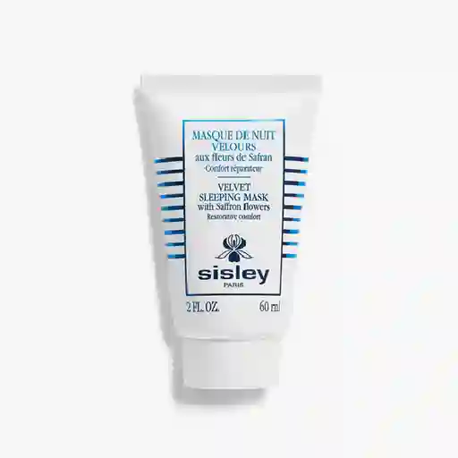 Mascarilla Sisley Masque De Nuit Velours Aux Fleurs De Safran Reparadora Y Calmante Nocturna 60 Ml