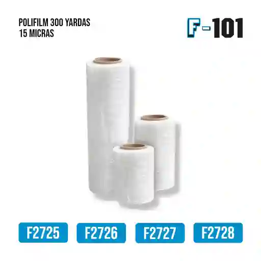 Polifilm 12.5 Cm X 300 Yardas (papel Chicle)