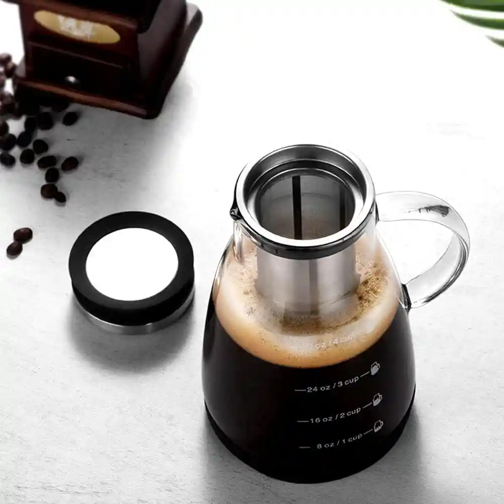 Cafetera Coldbrew Jarra Té Cafe Infusion Fria Filtro Acero