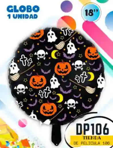 Globo Decoracion Halloween R18 X 1 Und