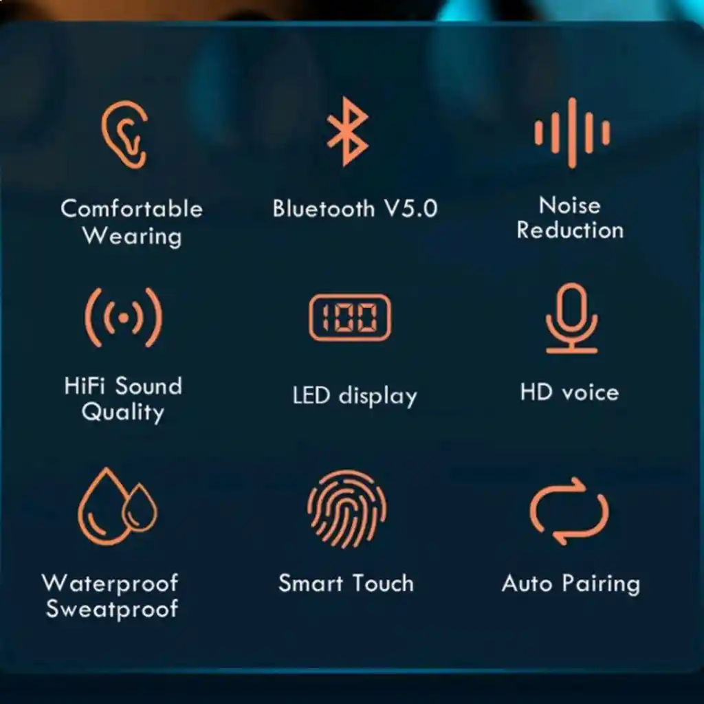 Audífonos Inalambricos Bluetooth F9 Indicador De Carga