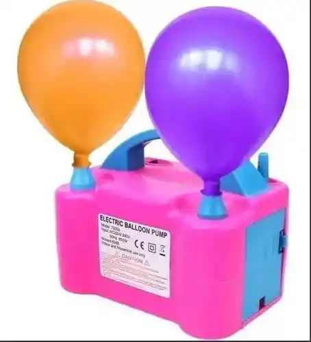 Inflador Eléctrico De Bombas Globos Inflar Decorar Fiestas