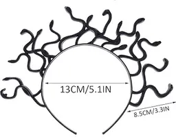 Diadema Balaca Medusa Negro