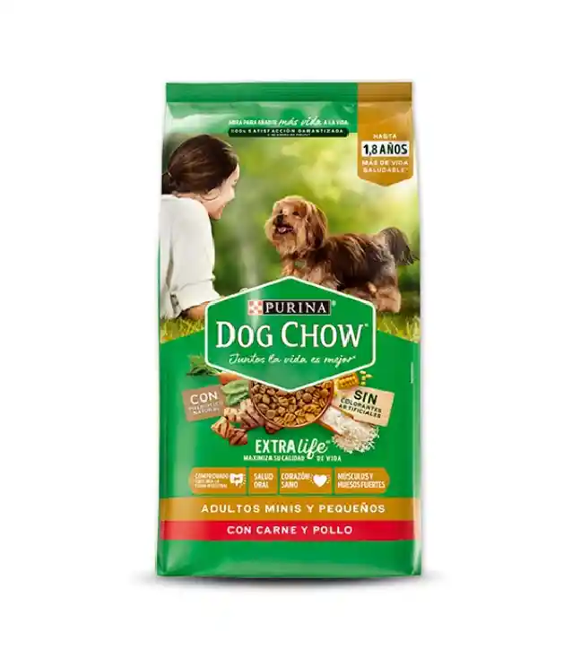 Dog Chow Adulto X 4kg Minis Y Pequeños