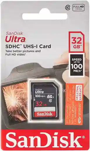 Memoria Sd Sandisk Ultra Sdhs-i Card / 32g 100mbps