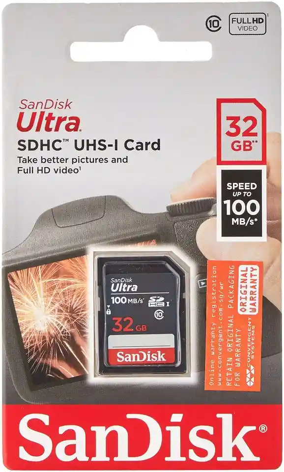 Memoria Sd Sandisk Ultra Sdhs-i Card / 32g 100mbps